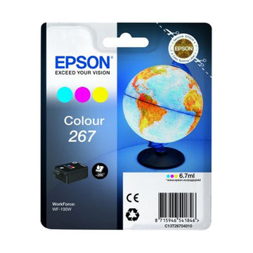 Tinta Epson 267 Tricolor WF-100W C13T26704010