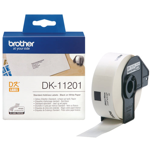 Brother DK-11201 Etiquetas Adhesivas Dirección 29mm imagen 3