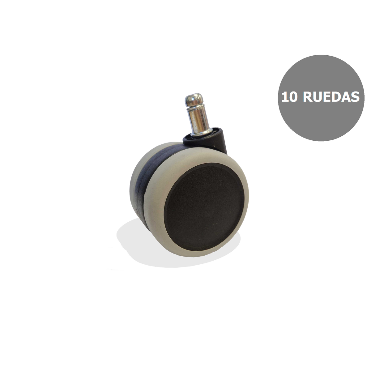 Accesorio para silla Piqueras y Crespo KIT2R65G - Ruedas 65 mm - Sin color declarado