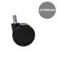 Accesorio para silla Piqueras y Crespo KIT2R65N - Ruedas 65 mm - Sin color declarado