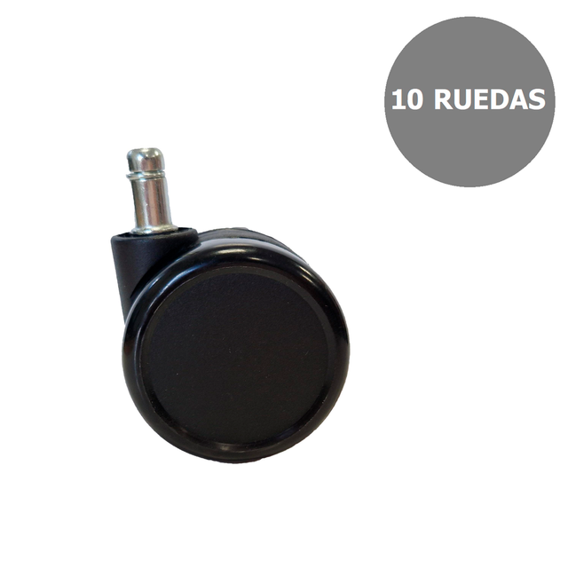 Accesorio para silla Piqueras y Crespo KIT2R65N - Ruedas 65 mm - Sin color declarado