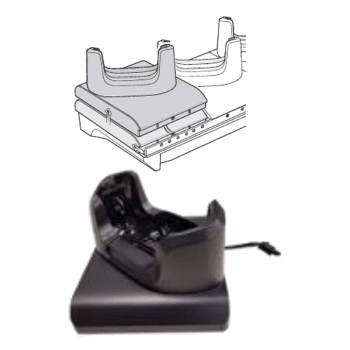 Accesorio TPV Zebra Cargador CRDCUP-NGTC7-01 - vista 2