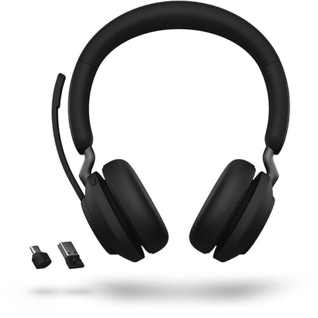 Auriculares Jabra Evolve2 65 UC estéreo USB-A negros — vista 2