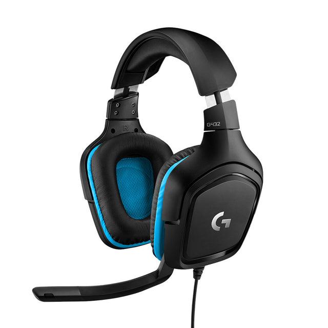 Auriculares Logitech G432 gaming USB y jack 3,5 mm — vista 1