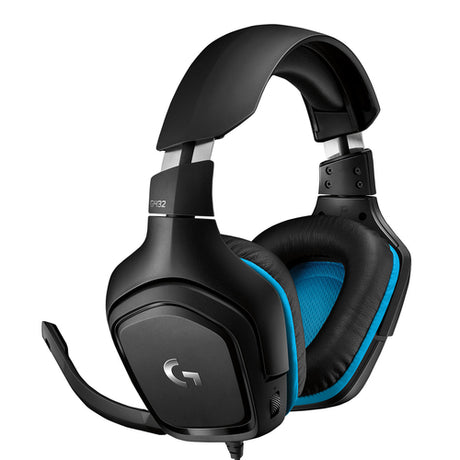 Auriculares Logitech G432 gaming USB y jack 3,5 mm — vista 2
