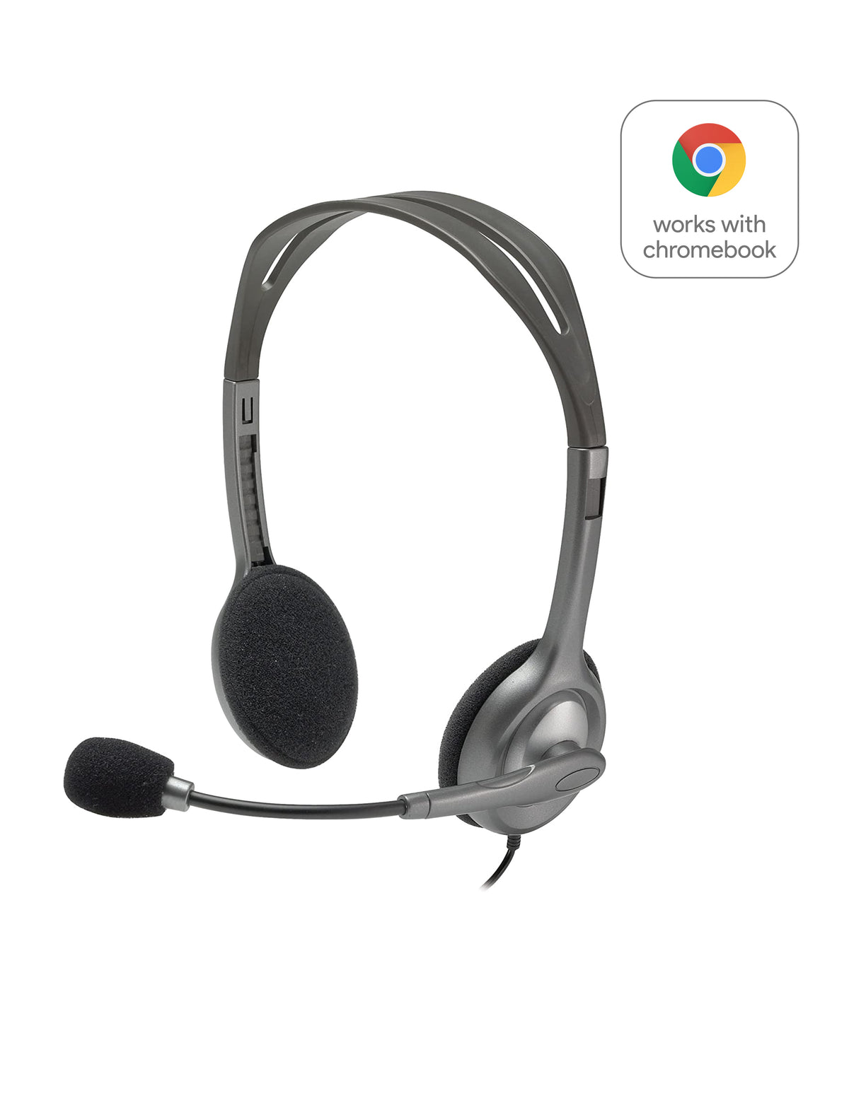 Auriculares Logitech H111 estéreo jack 3,5 mm — vista 1