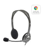 Auriculares Logitech H111 estéreo jack 3,5 mm — vista 1