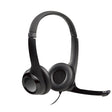 Auriculares Logitech H390 USB-A con micrófono negros — vista 1