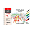 Bloc Fabriano Microperforado Dibujo 20H 130G A4+