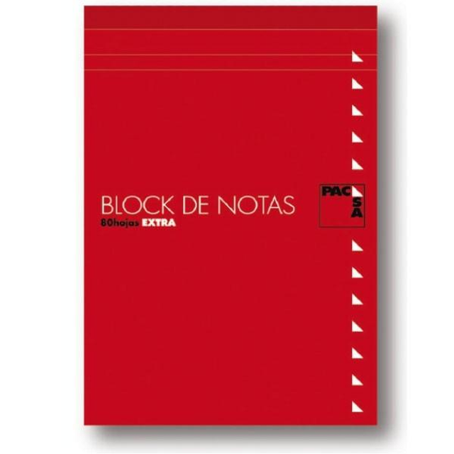 Bloc Pacsa Notas con Tapa 80h 60g Cuadrícula 4x4 Dieciseisavo