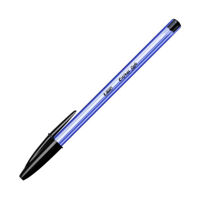 Bolígrafo BIC Cristal Soft - Punta 1,2 Mm - Color Negro