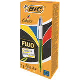 Bolígrafo BIC 4 Colores Fluo Punta Media - vista 2