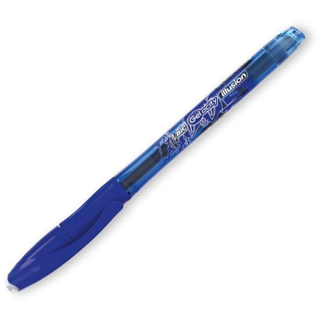 Bolígrafo de gel BIC Bolígrafo Borrable Gel-ocity Ilusion Trazo 0,7mm Azul