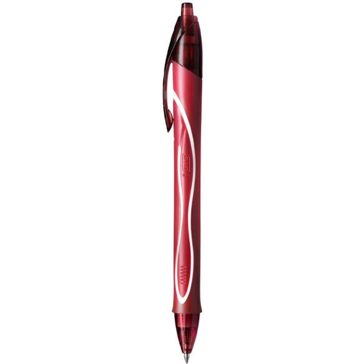 Bolígrafo de gel BIC Bolígrafo Retractil Gel-ocity Quick Dry Rojo