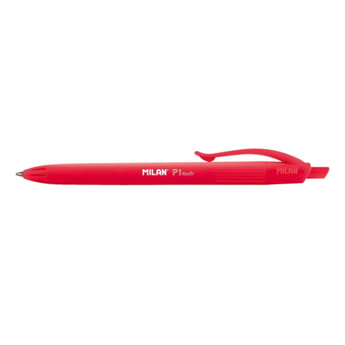 Bolígrafo MILAN P1 Touch Punta Media Rojo - vista 2