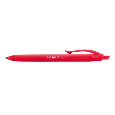 Bolígrafo MILAN P1 Touch Punta Media Rojo - vista 2