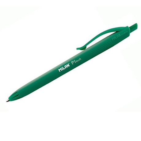 Bolígrafo MILAN P1 Touch Punta Media Verde