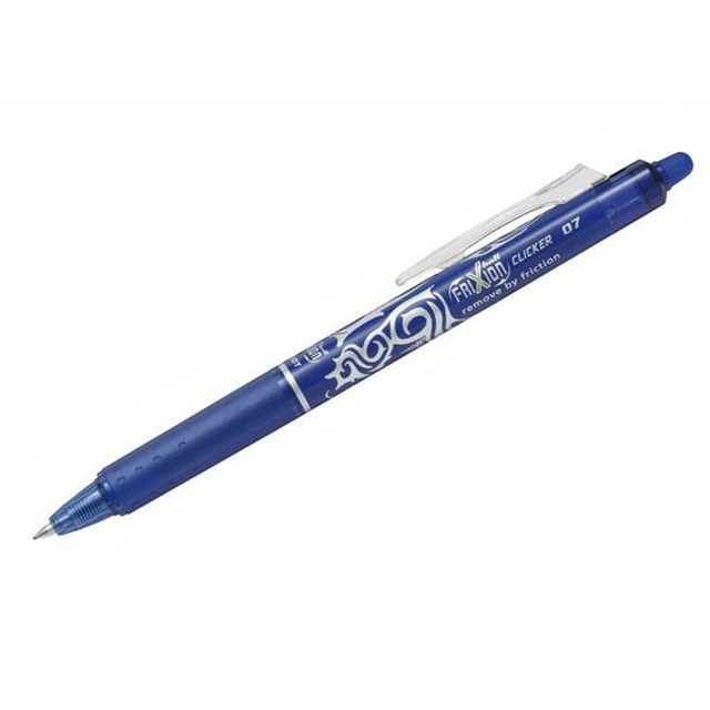 Bolígrafo Pilot Borrable Retractil Frixion Clicker Punta Bola Azul