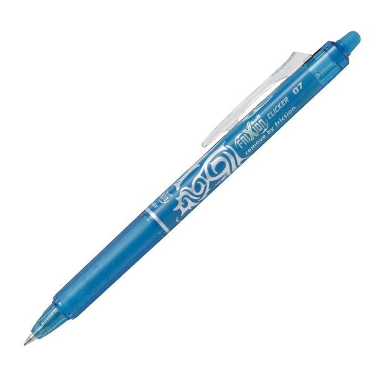 Bolígrafo Pilot Borrable Retractil Frixion Clicker Punta Bola Azul Claro