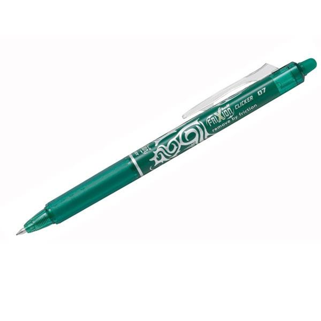 Bolígrafo Pilot Borrable Retractil Frixion Clicker Punta Bola Verde