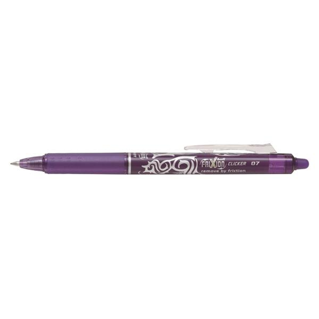 Bolígrafo Pilot Borrable Retractil Frixion Clicker Punta Bola Violeta