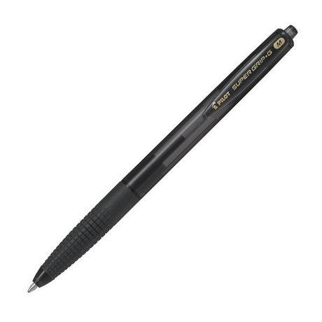 Bolígrafo Pilot Retractil Supergrip G Tinta Aceite Trazo 0,4mm Negro