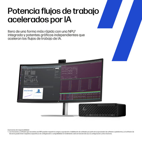 PC sobremesa HP Z2 SFF G1I DP2K7ET#ABE vista 5