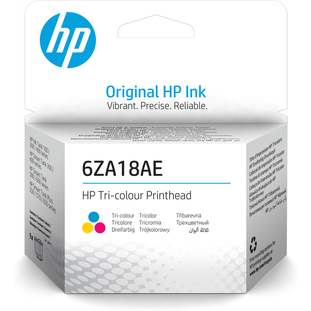 Cabezal de impresión HP 6ZA18AE Original Multicolor