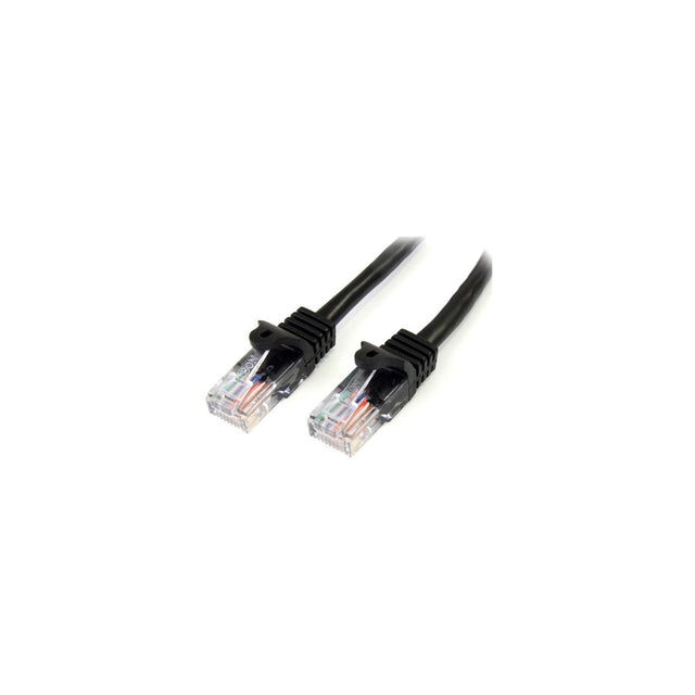 Cable Ethernet Cat5e RJ45 StarTech.com 1 m negro; RJ45 macho a RJ45 macho