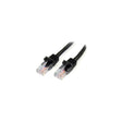 Cable Ethernet Cat5e RJ45 StarTech.com 2 m negro; RJ45 macho a RJ45 macho