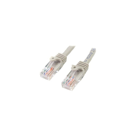 Cable Ethernet Cat5e RJ45 StarTech.com 50 cm gris; RJ45 macho a RJ45 macho