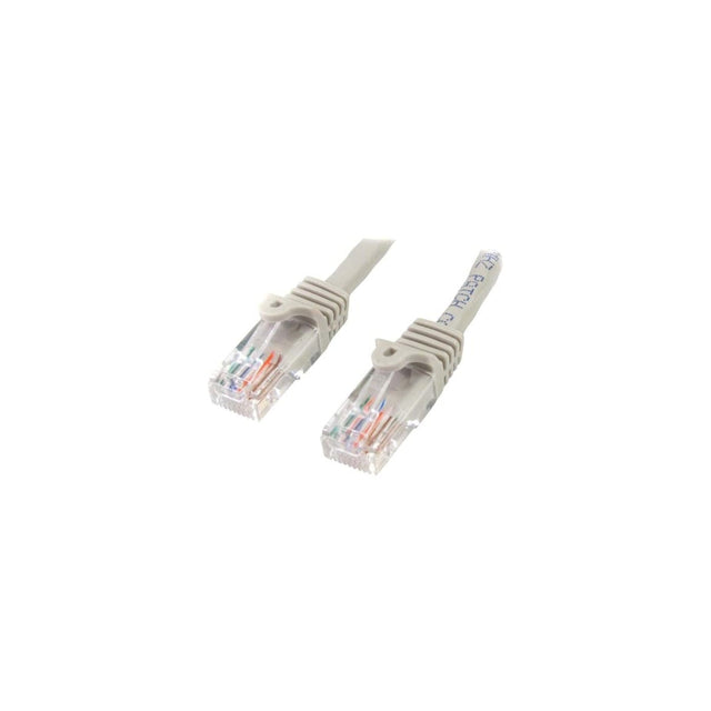 Cable Ethernet Cat5e RJ45 StarTech.com 50 cm gris; RJ45 macho a RJ45 macho