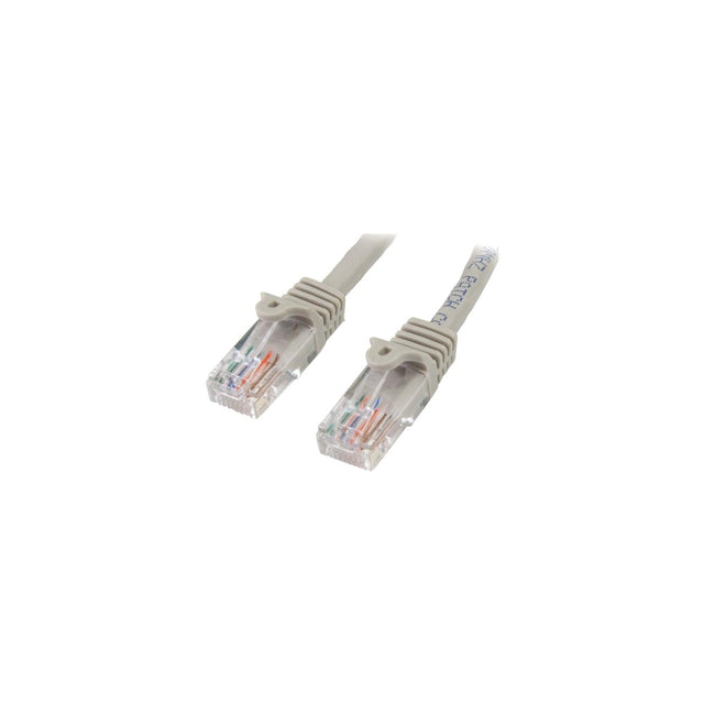 Cable Ethernet Cat5e RJ45 StarTech.com 5 m gris; RJ45 macho a RJ45 macho