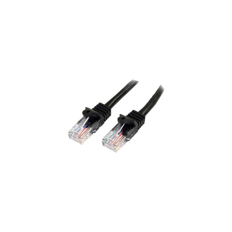 Cable Ethernet Cat5e RJ45 StarTech.com 5 m negro; RJ45 macho a RJ45 macho