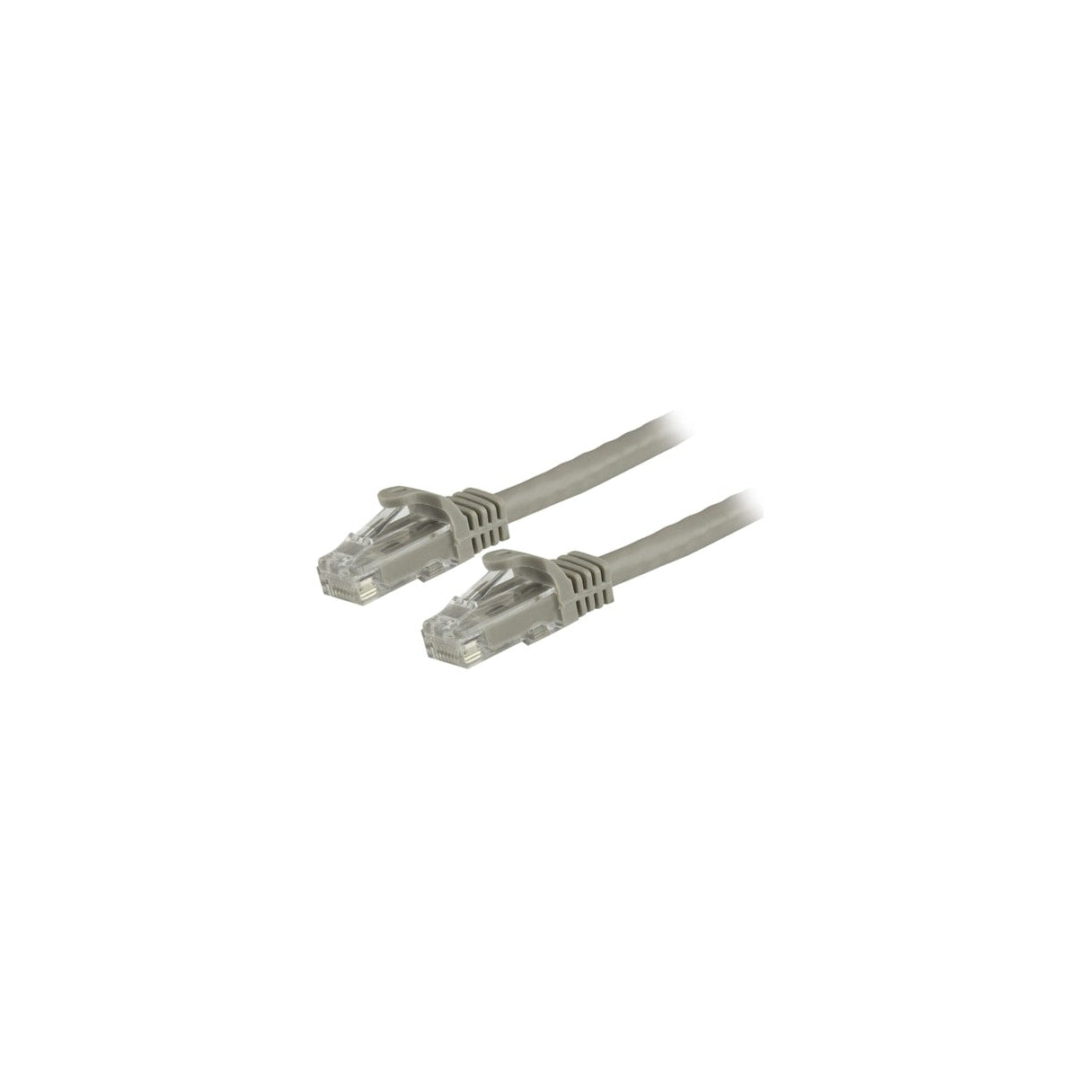 Cable Ethernet Cat6 RJ45 StarTech 1,5 m gris; conectores RJ45 macho en ambos extremos