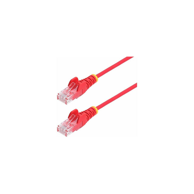 Cable Ethernet Cat6 RJ45 StarTech 10 m rojo; conectores RJ45 macho en ambos extremos