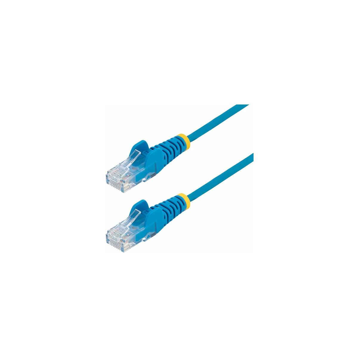 Cable Ethernet Cat6 RJ45 StarTech 25 cm azul; conectores RJ45 macho en ambos extremos