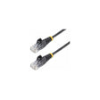 Cable Ethernet Cat6 RJ45 StarTech 28 AWG 10 m negro, vista de los conectores