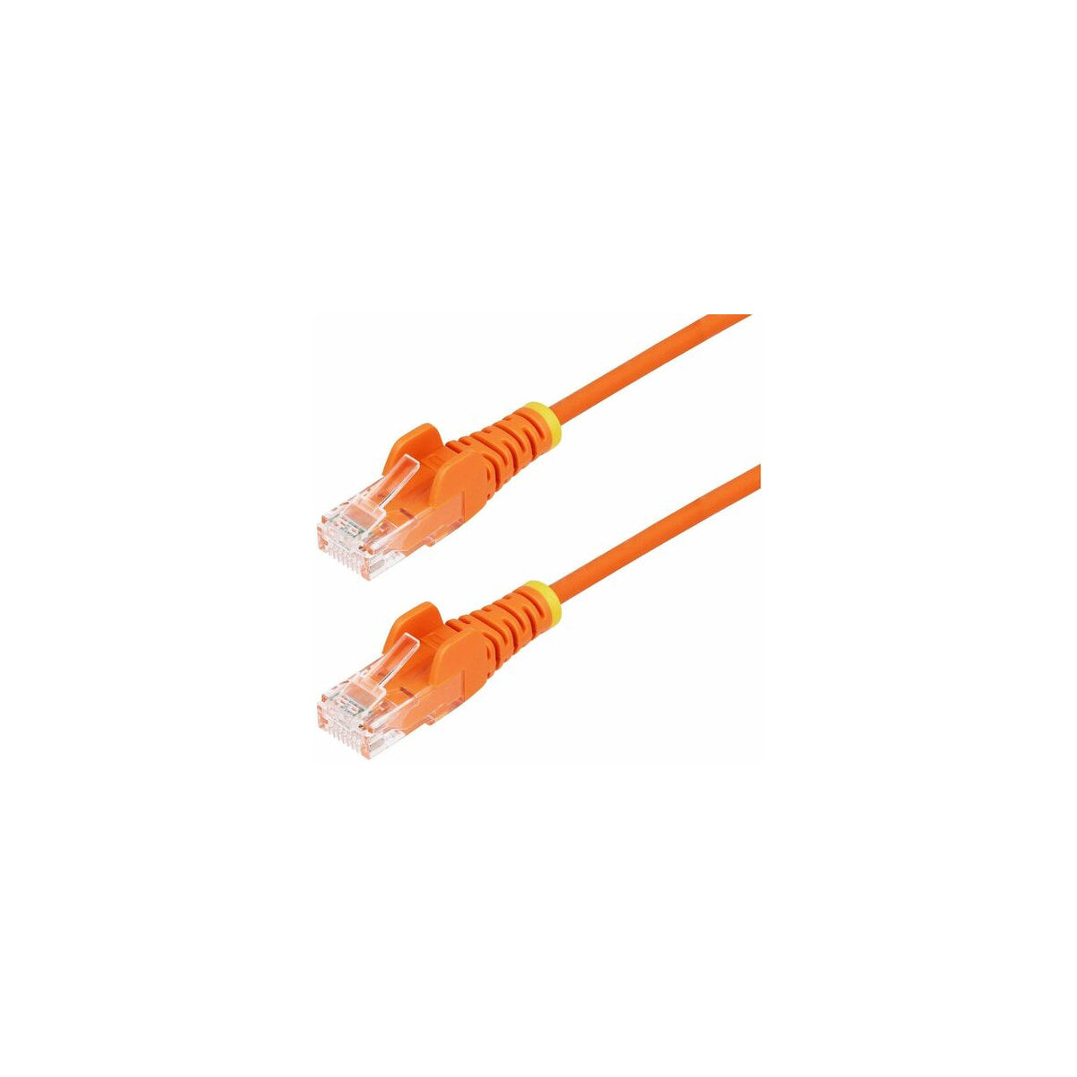 Cable Ethernet Cat6 RJ45 StarTech 2 m naranja; conectores RJ45 macho en ambos extremos