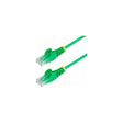 Cable Ethernet Cat6 RJ45 StarTech 50 cm verde; conectores RJ45 macho en ambos extremos