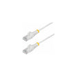 Cable Ethernet Cat6 RJ45 StarTech 5 m blanco; conectores RJ45 macho en ambos extremos