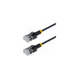 Cable Ethernet Cat6a RJ45 StarTech 4 m negro; conectores RJ45 macho en ambos extremos