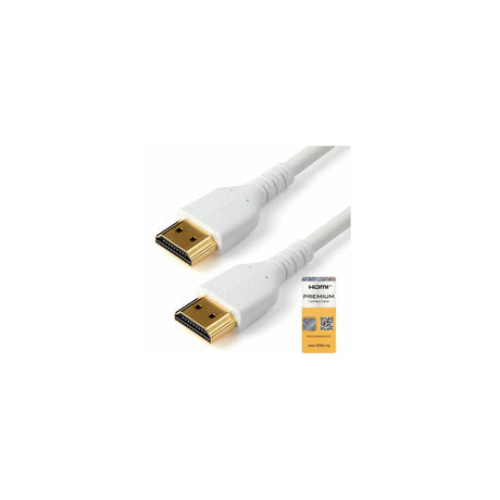 Cable HDMI reforzado StarTech 4K 60 Hz 2 m blanco