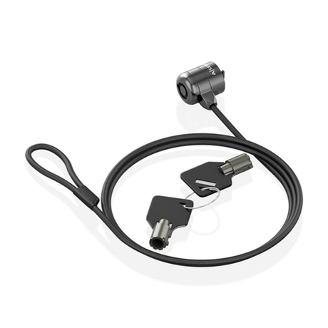 Cable de seguridad AISENS ASLK-D40K04-BK Negro - vista 2