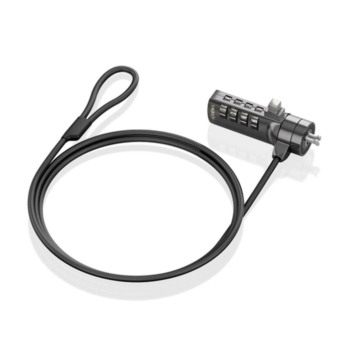 Cable de seguridad AISENS ASLK-D40N03-BK Negro - vista 2