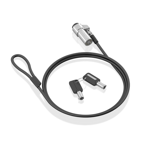 Cable de seguridad AISENS ASLK-D45K06-BK Negro