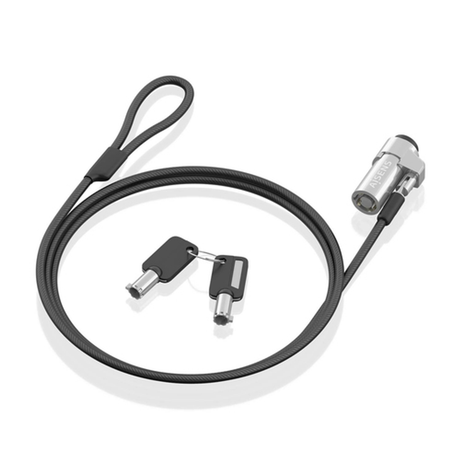 Cable de seguridad AISENS ASLK-D45K06-BK Negro - vista 2