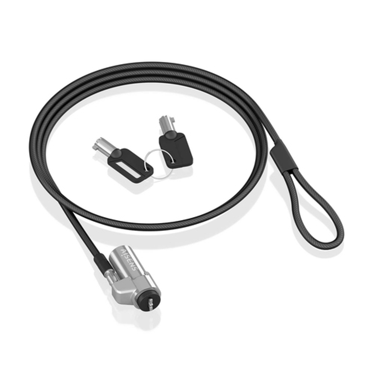 Cable de seguridad AISENS ASLK-D45K06-BK Negro - vista 3