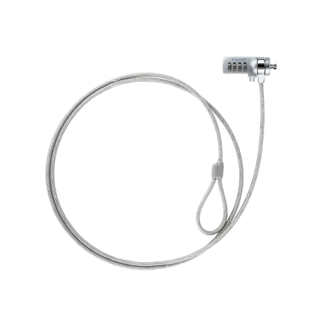 Cable de seguridad TooQ TQCLKC0015 Plata