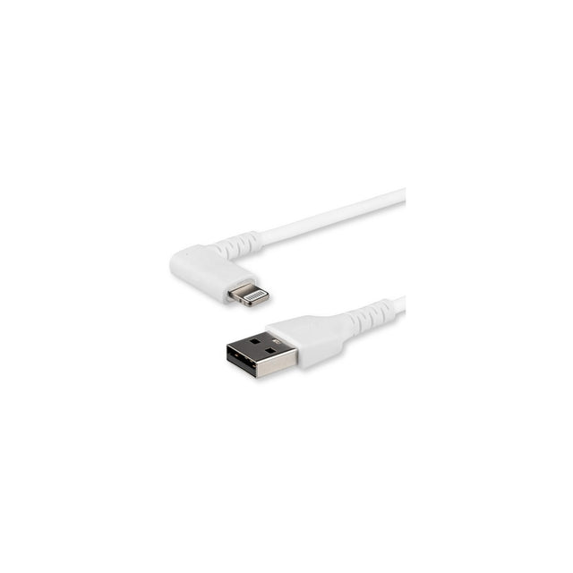 Cable USB-A a Lightning acodado StarTech 480 Mbps 1 m blanco